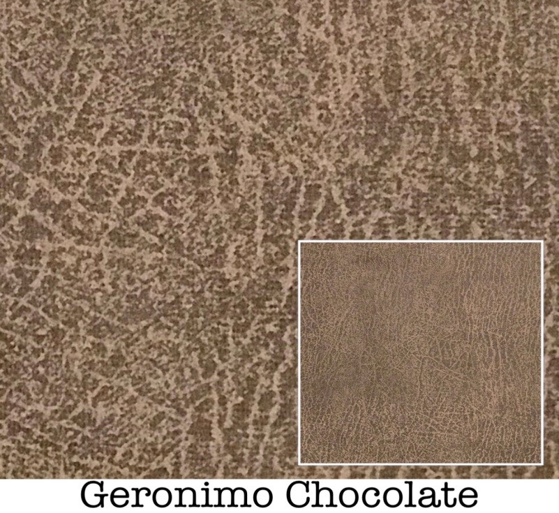 Geronimo Chocolate fabric swatch