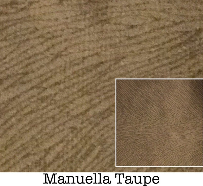 Manuella Taupe fabric swatch