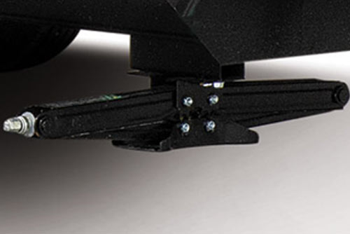 Scissor-style stabilizer jack